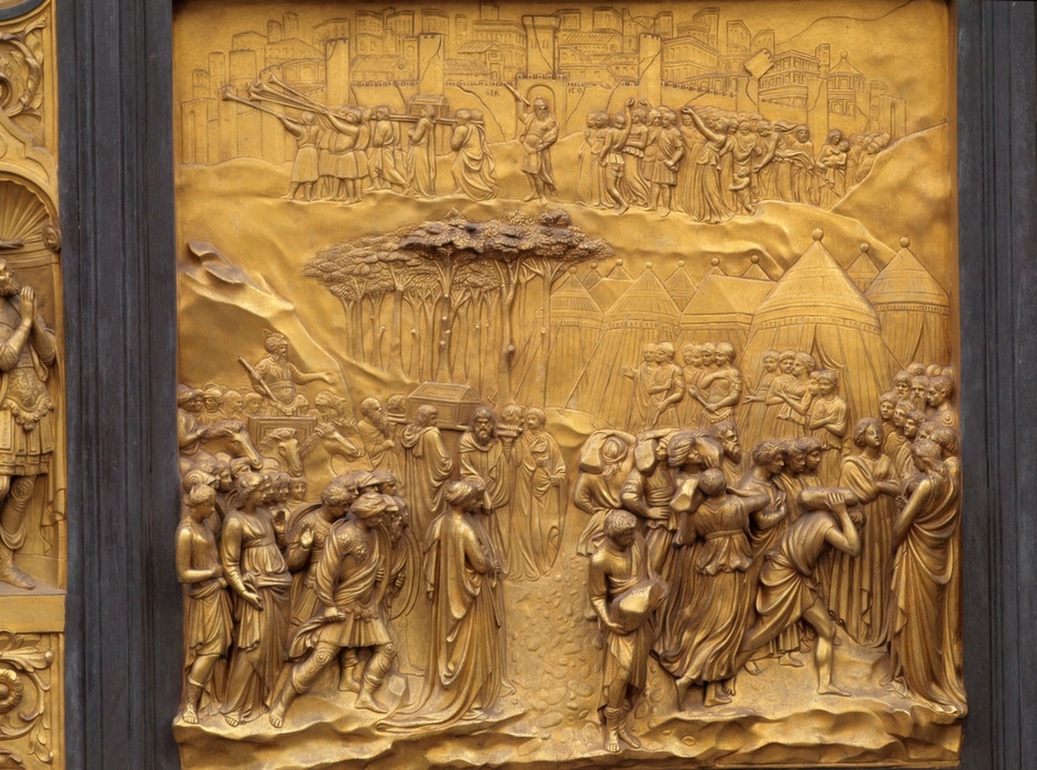 Ghiberti reliefje a Battisterio Déli kapuján