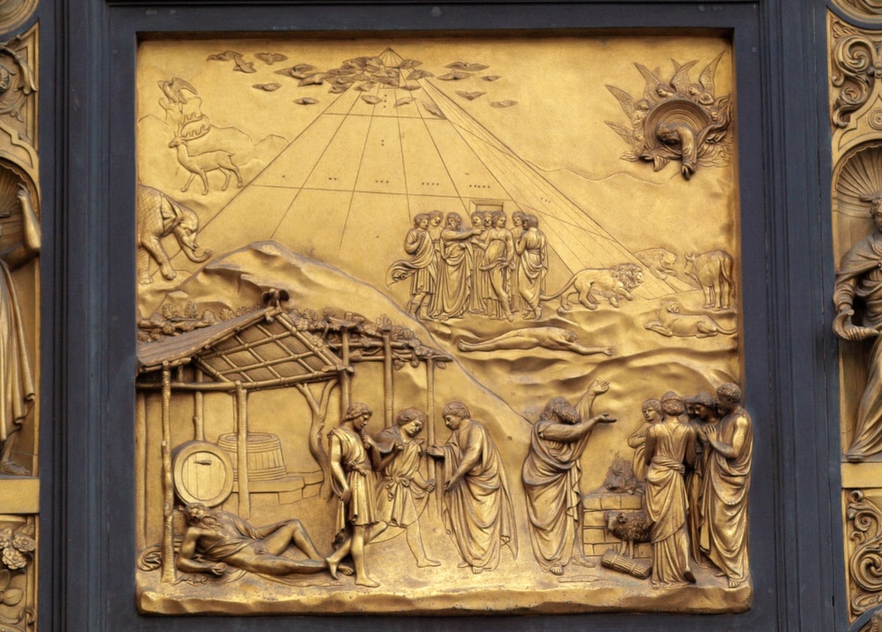 Ghiberti reliefje a Battisterio Déli kapuján